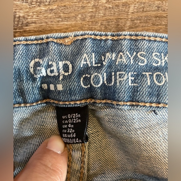 ⭐️ Gap Jeans Always Skinny Ankle Size 0/25 (see Pics) - Picture 3 of 5